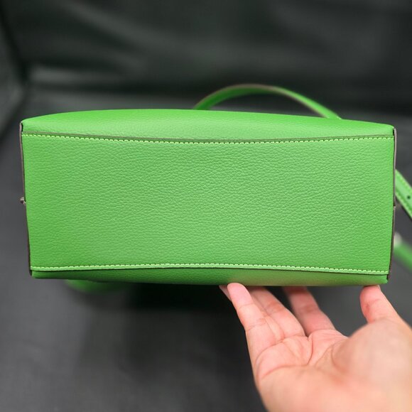 Coach Mollie Tote Bag 25 CV966 Kelly Green - Picture 5 of 10